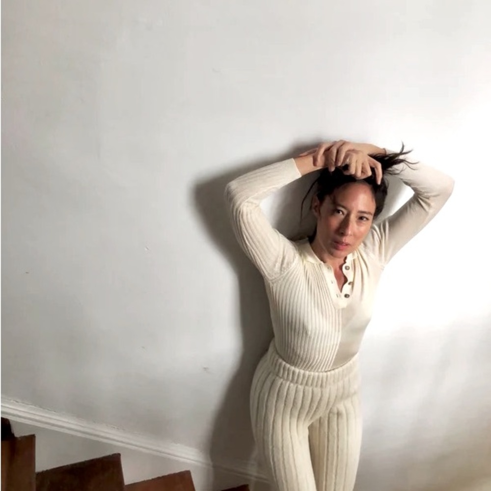 Kordal Laura Collared Sweater in Ivory